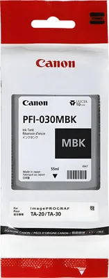 Produktbild von Patrone Canon PFI-030MBK       matt black