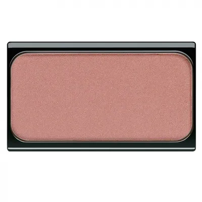 Zdjęcie produktu dla ARTDECO 330.35, TALC, MICA, ALUMINUM STARCH OCTENYLSUCCINATE, LAUROYL LYSINE, CETYL ACETATE, ISOPROPYL LANOLATE,..., Applicare sulle guance con il pennello ARTDECO Blusher Brush a seconda della conformazione del viso