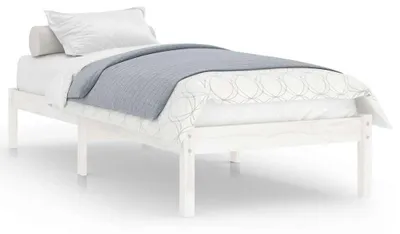 Produktbild von vidaXL Massivholzbett Weiß 90x190 cm