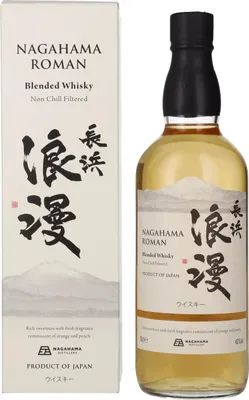 Produktbild von Nagahama Roman Blended Whisky 43% Vol. 0,7l in Geschenkbox