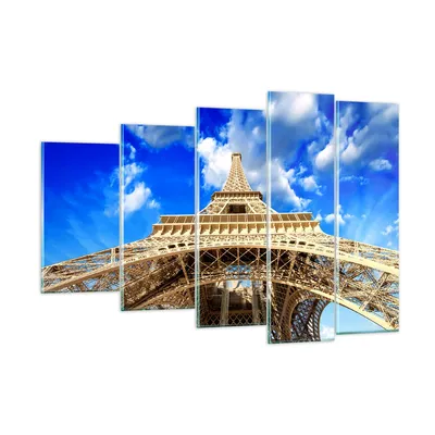 Produktbild von Bilder auf glas - Architektur paris stadt eiffel - 150x100cm - Glasbilder - Wandbilder - Kunstdruck - zum Aufhängen bereit - Wanddekoration aus Glas - Glas Bilder - Wandbild auf Glas - GEG150x100-2479