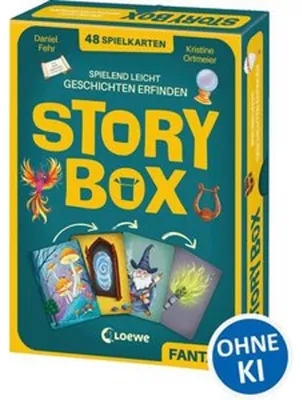 Produktbild von Loewe Verlag Story Box Fantasy – Kreatives Erzählspiel für Kinder ab 7 Jahren mit Vampir & Einhorn