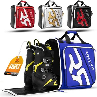 Produktbild von Skitasche Skischuhtasche Skistiefeltasche - 49 Liter - Mit Helmfach - Wasserabweisend - 7 Fächer