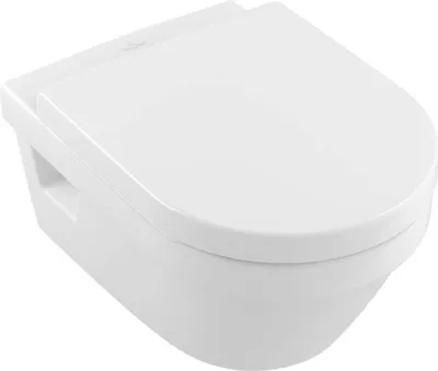 Produktbild von Villeroy & Boch Omnia architectura Tiefsplklosett wasserrandlos Combi-Pack 370x503mm Weiß Alpin - 5684HR01