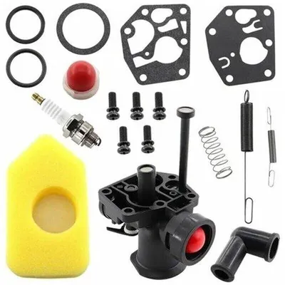 Produktbild von Reparaturset für Briggs & Stratton, 499809, 498809A, 494406, Luftfilter 698369, Drehzahlregler 691859 und 692211, Membranreparaturset 795083 und 495770.