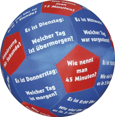 Produktbild von TimeTEX Lernspiel-Ball Pello - Zeit und Wochentage