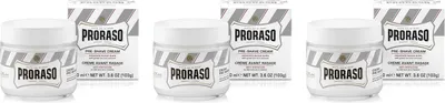 Produktbild von Preshave Creme Weiß 3x100 ml