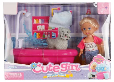 Produktbild von GIRST Puppe Spielset Mädchen Spielzeug mehrfarbig