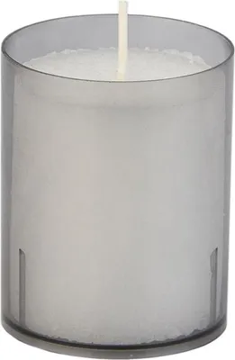 Produktbild von Sovie® Refill Kerzen in Grau 24 Stück im Tray - Brenndauer ca. 24 Stunden - Teelichter