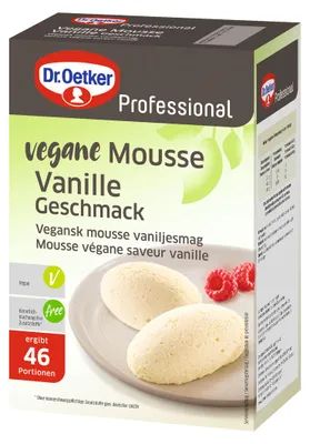 Image de Oetker Professional Mousse végétalienne goût vanille (paquet de 900g)