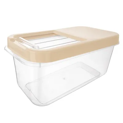 Produktbild von Vielseitige Aufbewahrungsbox 7,5L mit Schiebedeckel, robuster Kunststoff