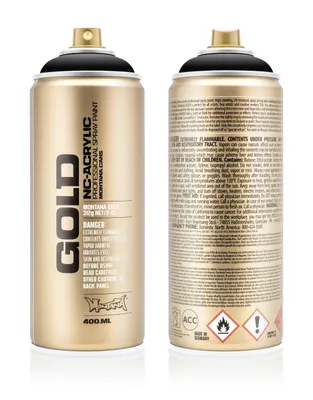 Produktbild von Montana Montana Gold Spraydose 400 ml Shock Black