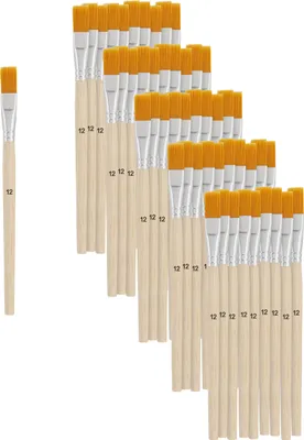 Produktbild von VBS XXL Flachpinsel Synthetikhaar "Größe 12", 50 Stück
