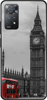 Produktbild von König Design Hülle kompatibel mit Xiaomi Redmi Note 11E Pro Kunststoff Soft Handyhülle - Handy Case Big Ben
