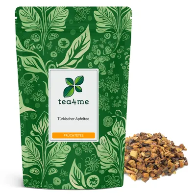 Produktbild von tea4me Türkischer Apfeltee Früchtetee mit Apfel-Geschmack