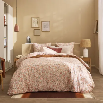 Baumwoll-Perkal Bettbezug Allure 200x200 cm