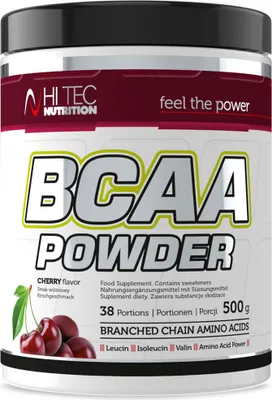 Produktbild von HI TEC Nutrition BCAA Powder - 500g   Kirsche