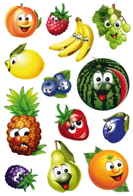 Produktbild von HERMA Sticker MAGIC "Früchte" Wackelaugen 1 Blatt à 13 Sticker