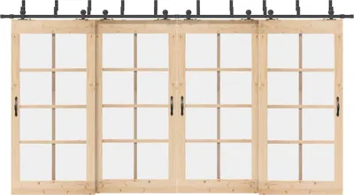 Zdjęcie produktu dla vidaXL Zestaw okuć do drzwi przesuwnych 427 cm stal czarny