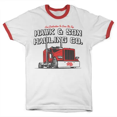 Obrázek produktu pro Tričko Hawk & Son Hauling Co Ringer Tee - střední - WhiteRed