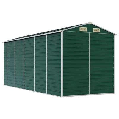 Immagine prodotto di Capanno da Giardino Verde 191x470x198 cm in Acciaio Zincato