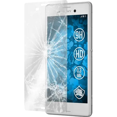 Produktbild von 1er-Pack PhoneNatic Glas-Folie klar  kompatibel mit Sony Xperia M4 Aqua - Panzerglas für Xperia M4 Aqua
