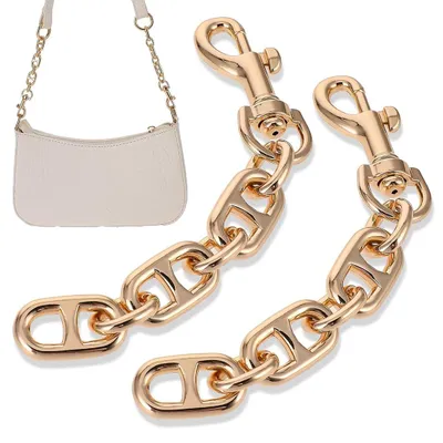 Taschen-Verlängerungsketten, 2 St., Antikgold, 12 cm