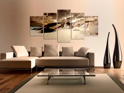 Image de Tableau acoustique Nature 200 x 100 cm Tableaux Mousse acoustique Absorbeur acoustique haute performance Isolation acoustique Toile 5 pièces Tableau mural Acoustique intérieure Isolation acoustique 030212-47