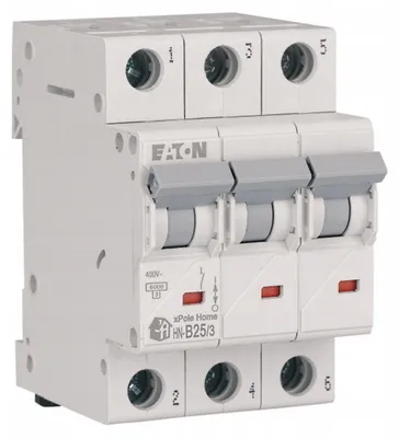 Obrázek produktu pro Nadproudový jistič 3P B 25A 6kA AC xPole Home HN-B25/3 194883 Eaton