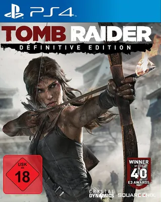 The cover art for the video game Tomb Raider - Definitive Edition for PlayStation 4.