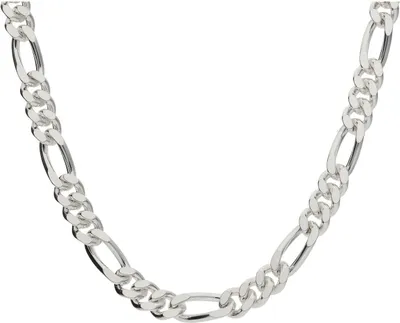 Produktbild von Figarokette Silber 925 diamantiert JL50-05-0060 JuwelmaLux 60 cm