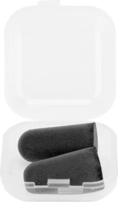 Image de 2 paires de bouchons d'oreille en mousse insonorisants pour la prévention du bruit, bouchons d'oreille domestiques, noirs