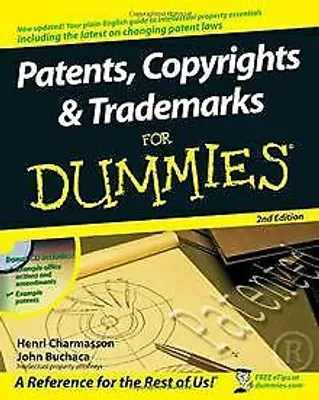 Zdjęcie produktu dla ISBN Patents, Copyrights and Trademarks For Dummies, 2nd Edition, Angielski, Broszurowa okładka, 384 stron(y)