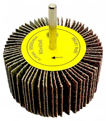 Produktbild von Germaflex Schleifmopteller mit Dorn 80x40mm P60 Entrosten