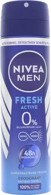 Image de Déodorant en spray Nivea 150 ml pour hommes Fresh Active