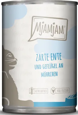 Image de Mjamjam canard & volaille tendre aux carottes délicieuses 400gx6