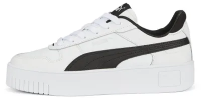 Produktbild von PUMA Carina Street Sneaker für Damen, Weiß, Schwarz, Silber, Größe 42,5 EU