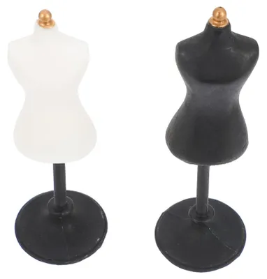 Image de Mannequins miniatures - 2 pièces. Torse en résine - Décoration et présentation