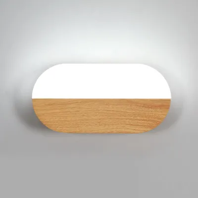 Imagen del producto de Osairous, aplique de pared LED para interior, 7W, 6500K, moderno, diseño ovalado