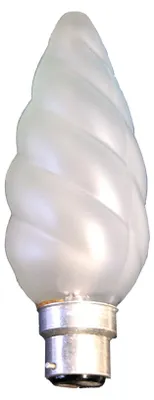 Image de Ampoule Osram « Bougie géante » 60 W, culot B22d, finition mate, filament torsadé, lumière blanche chaude, dimmable