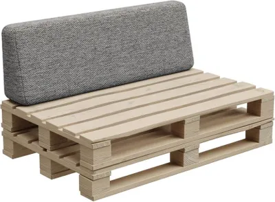 Obrázek produktu pro Paletový polštář, paletový polštář, zahradní polštář, PFBG (opěradlo 120x35, tmavě šedá)