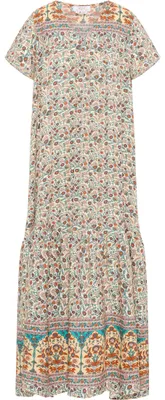 Imagen del producto de Vestido de verano para mujer TOORE con estampado floral, modelo 15926559-TO01, WOLLWEISS, multicolor, talla L
