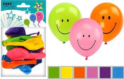 Immagine prodotto di Set di palloncini multicolore Ravi da 25 cm 12 pezzi