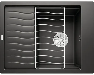 Obrázek produktu pro Granitový dřez Blanco ELON 45 S 500 x 650 mm černá