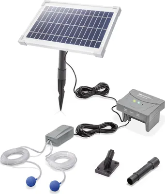 Produktbild von esotec Solar Teichbelüfter-SET 8/200 LiFePO4 AKKU Teichbelüftung Pumpe 101878
