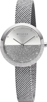 Produktbild von Regent Metall Damen Uhr Armbanduhr Quarz silber Metallarmband D2UR2252541