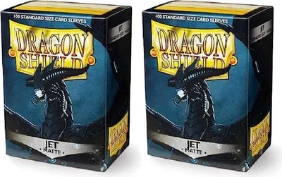 Immagine prodotto di 5x Manicotti standard Dragon Shield - Jet opaco