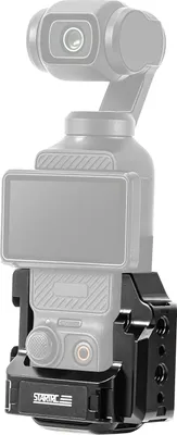Produktbild von Sportkamera-Metall-Verlaengerungsrahmen, Erweiterungsadapter, Zubehoer, Schutzkaefig, Metallhalterung, Adapterhalterung mit 1/4 Zoll Schraubenloch, Ersatz fuer DJI OSMO Pocket 3