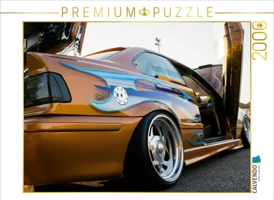 Produktbild von CALVENDO Puzzle BMW in Edeloptik 2000 Teile Puzzle quer | 2000 Teile Lege-Größe 90x67cm Foto-Puzzle für glückliche Stunden