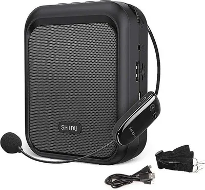 Zdjęcie produktu dla Miniaturowy wzmacniacz głośnikowy z Bluetooth i bezprzewodowym zestawem mikrofonowo-głośnikowym dla wykładowców i trenerów